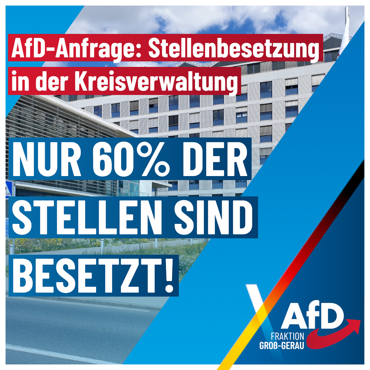 Stellen im Kreis bleiben unbesetzt!